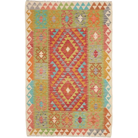 Tappeto Kilim Afghanistan marrone 101x156