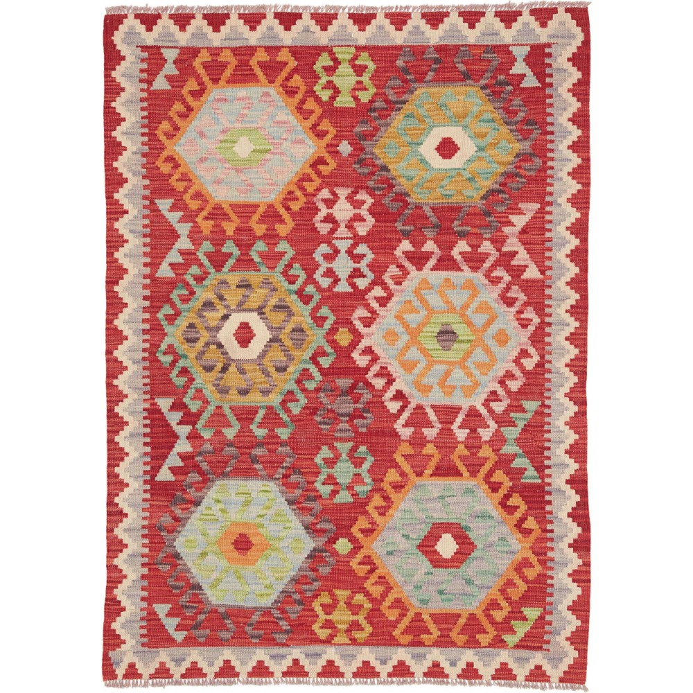 Tappeto Kilim Afghanistan marrone 106x144