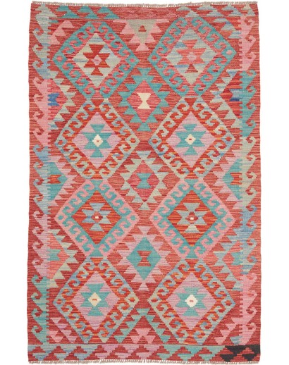 Tappeto Kilim Afghanistan marrone 103x154