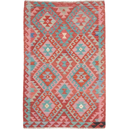 Tappeto Kilim Afghanistan marrone 103x154