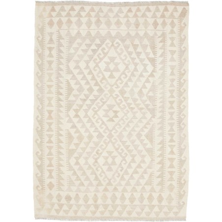 Tappeto Kilim Afghanistan bianco 124x172
