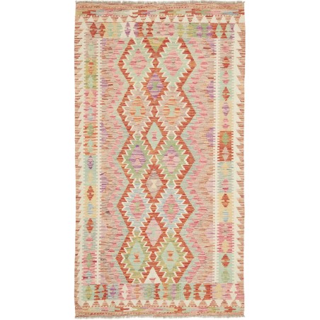 Tappeto Kilim Afghanistan marrone beige 105x193