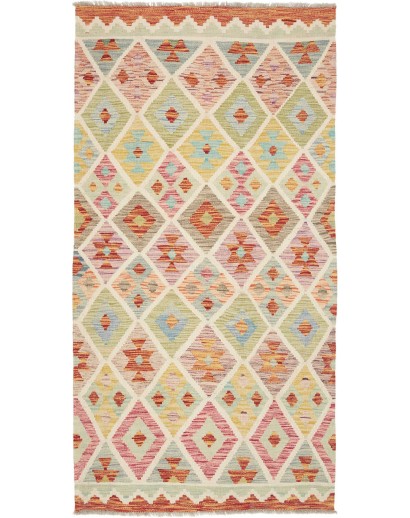 Tappeto Kilim Afghanistan marrone 105x202