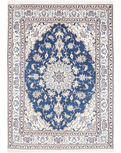 Tappeto Nain Kashmar Persia blu 172x237
