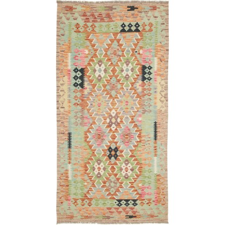 Tappeto Kilim Afghanistan marrone 104x208