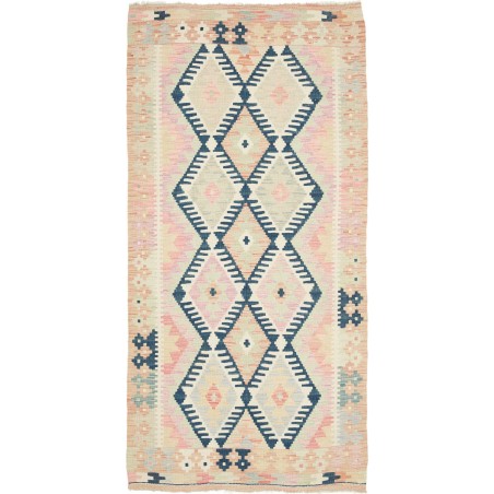 Tappeto Kilim Afghanistan giallo 97x194