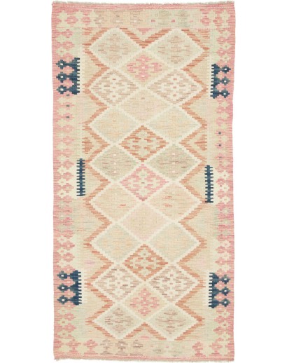 Tappeto Kilim Afghanistan giallo 98x191