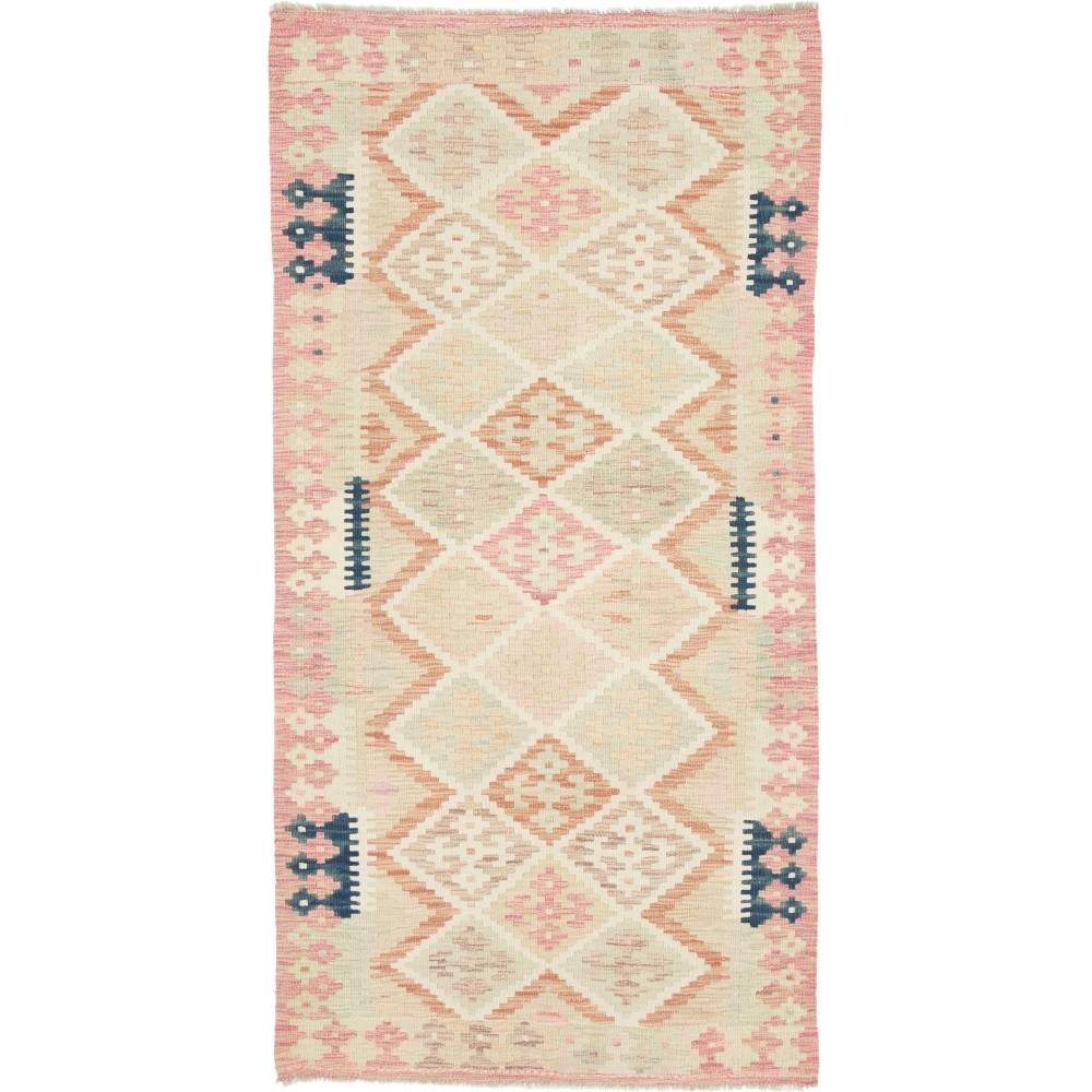 Tappeto Kilim Afghanistan giallo 98x191