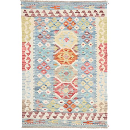 Tappeto Kilim Afghanistan beige marrone 100x147