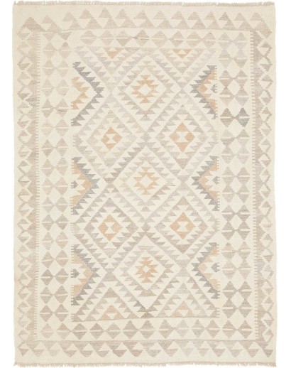 Tappeto Kilim Afghanistan bianco 127x172