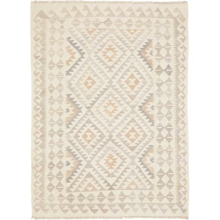 Tappeto Kilim Afghanistan bianco 127x172