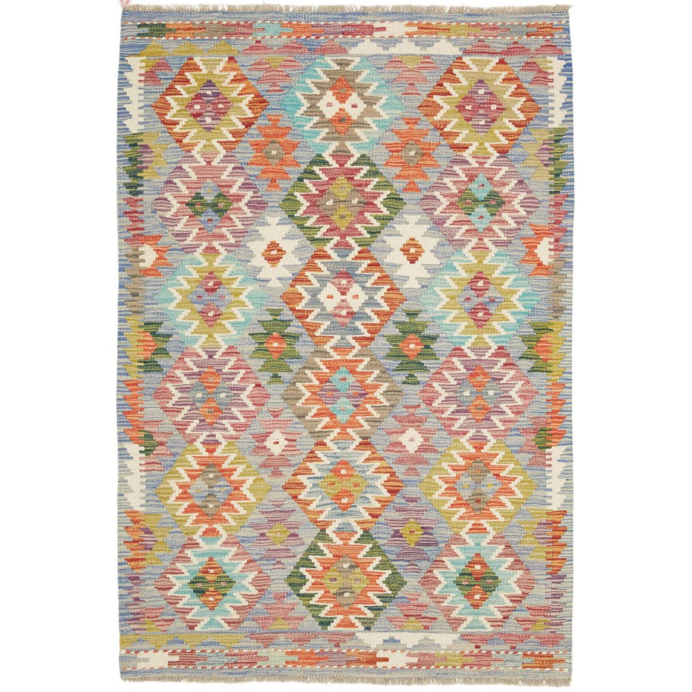 Tappeto Kilim Afghanistan marrone beige 102x152
