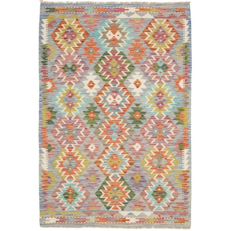 Tappeto Kilim Afghanistan marrone beige 102x152