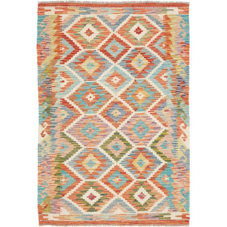 Tappeto Kilim Afghanistan marrone 102x152