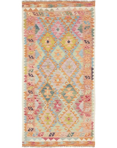 Tappeto Kilim Afghanistan marrone 98x196