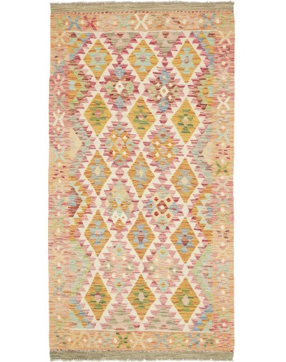 Tappeto Kilim Afghanistan marrone 105x199