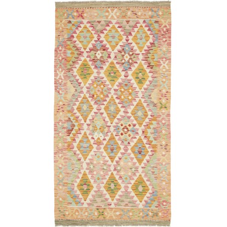 Tappeto Kilim Afghanistan marrone 105x199