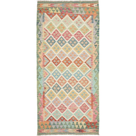 Tappeto Kilim Afghanistan marrone 102x216