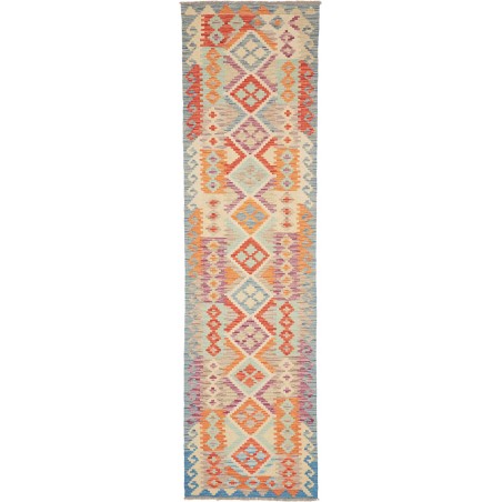 Tappeto Kilim Afghanistan marrone 80x297