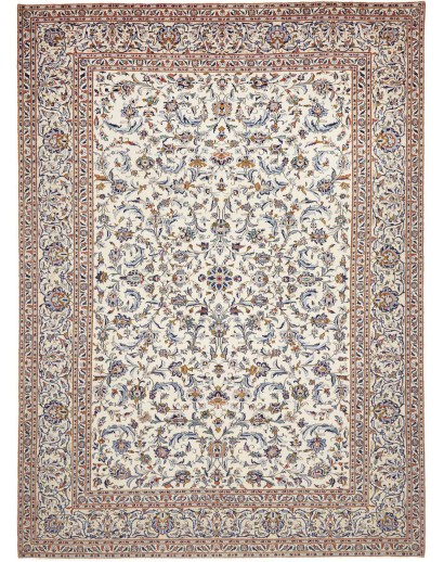 Tappeto Kashan Persia bianco 305x415
