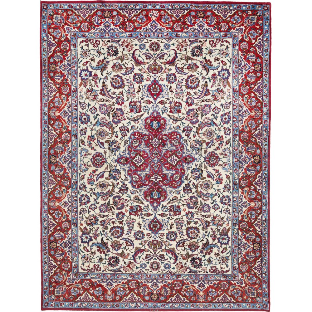 Tappeto Mashad Persia beige marrone 250x322