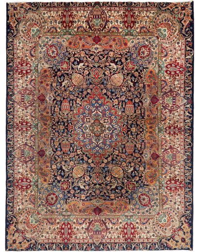 Tappeto Kashmar Persia bianco giallo 300x400