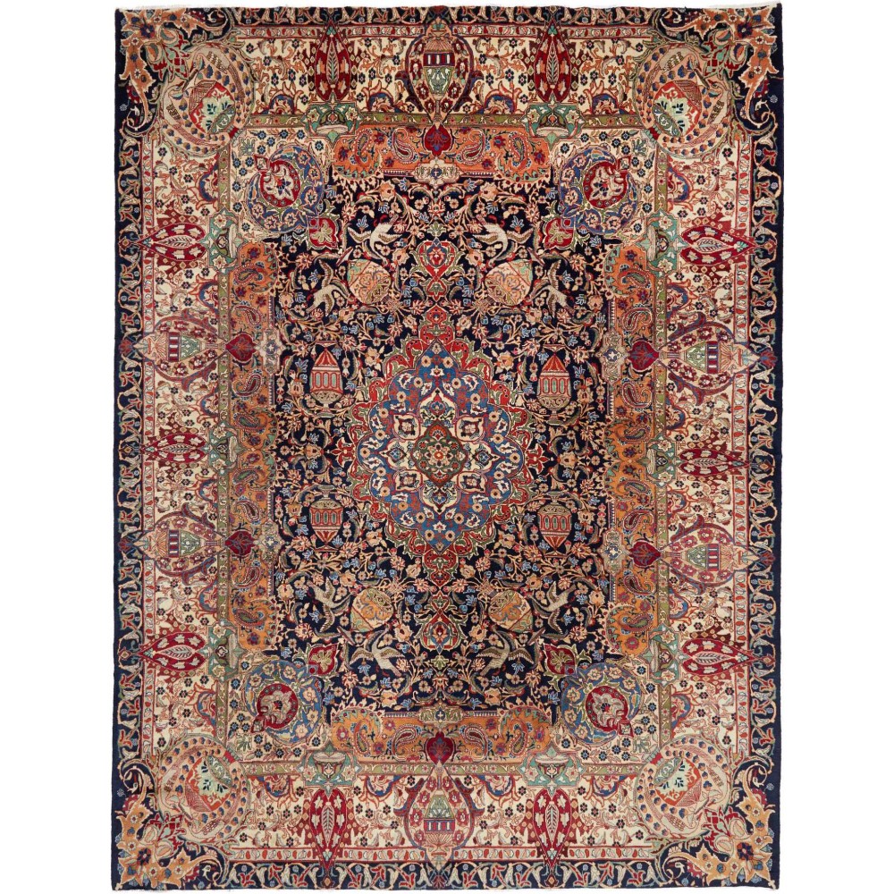 Tappeto Kashmar Persia bianco giallo 300x400