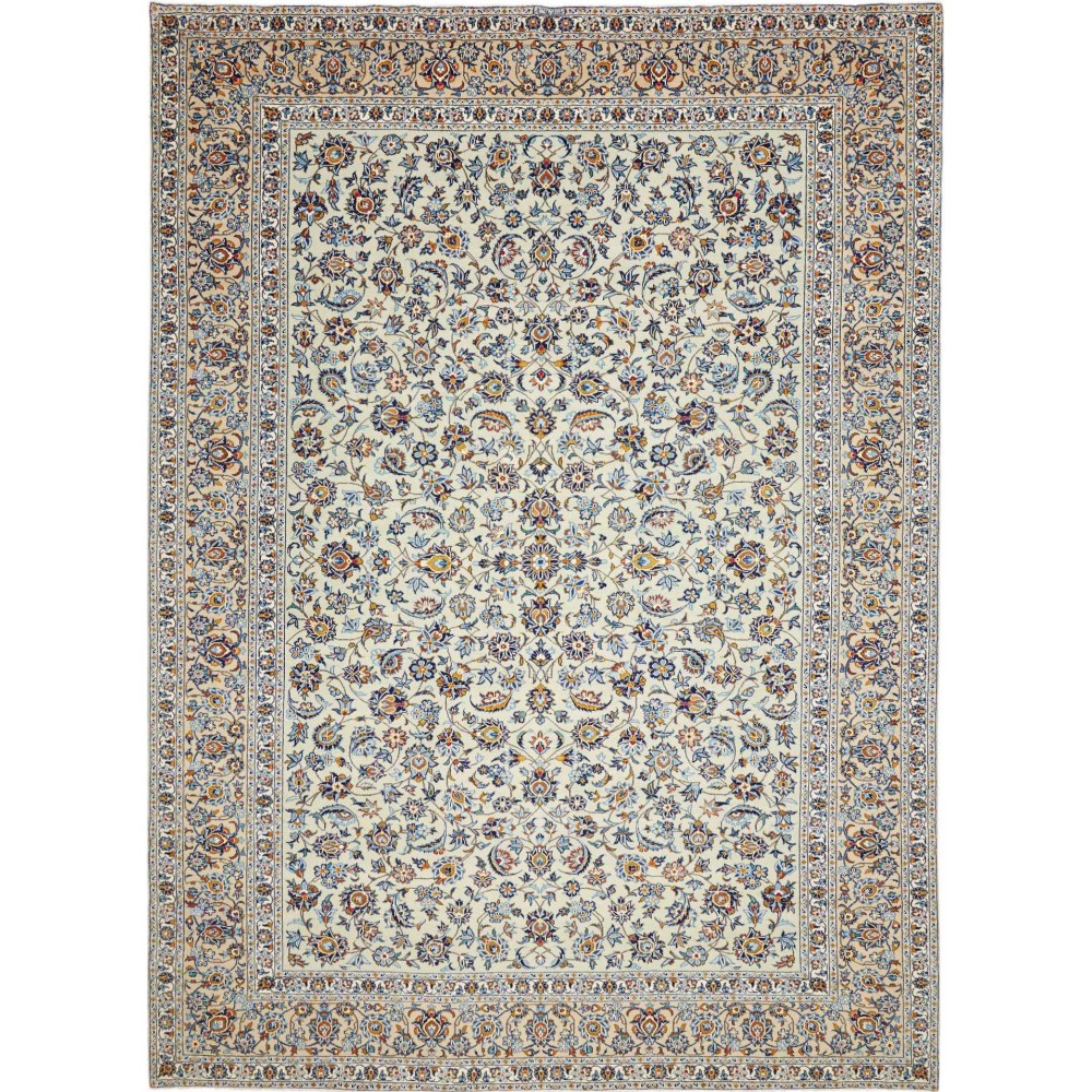 Tappeto Kashan Fine Persia beige grigio 308x416
