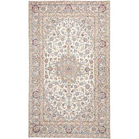 Tappeto Kashan Fine Persia bianco marrone 195x330