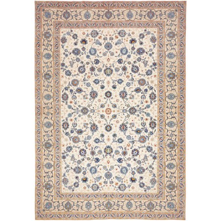 Tappeto Kashan Fine Persia bianco marrone 284x413