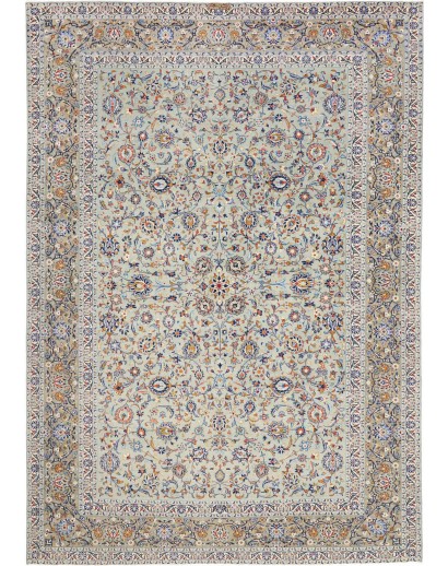 Tappeto Kashan Fine Persia beige grigio 272x387