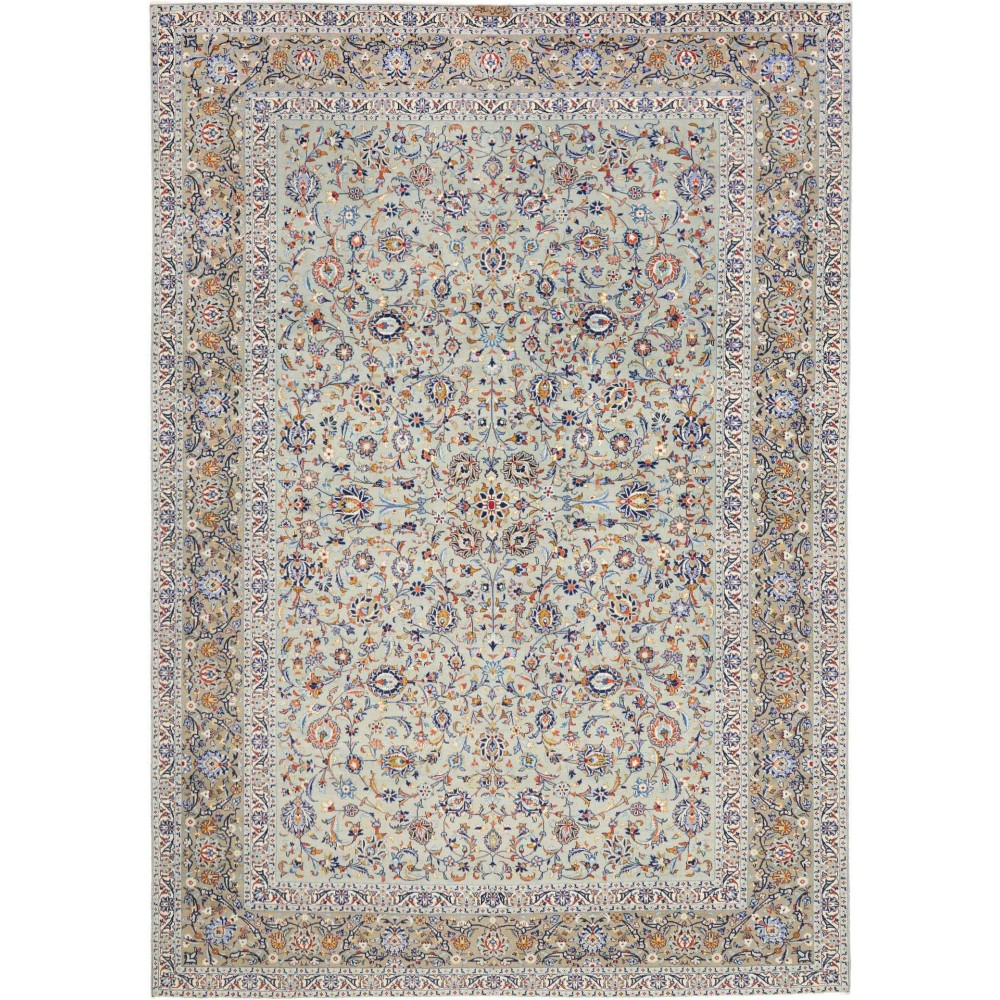 Tappeto Kashan Fine Persia beige grigio 272x387