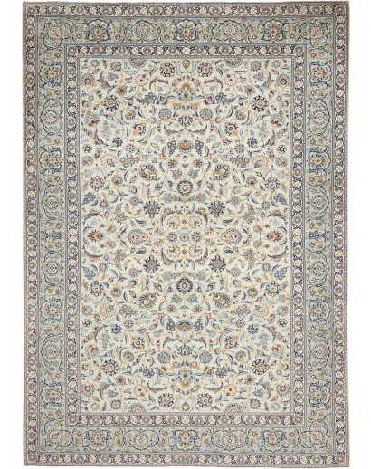 Tappeto Kashan Fine Persia beige bianco 273x388