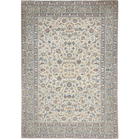 Tappeto Kashan Fine Persia beige bianco 273x388