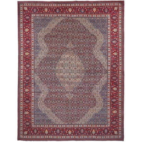 Tappeto Sarough Persia azzurro grigio 305x400