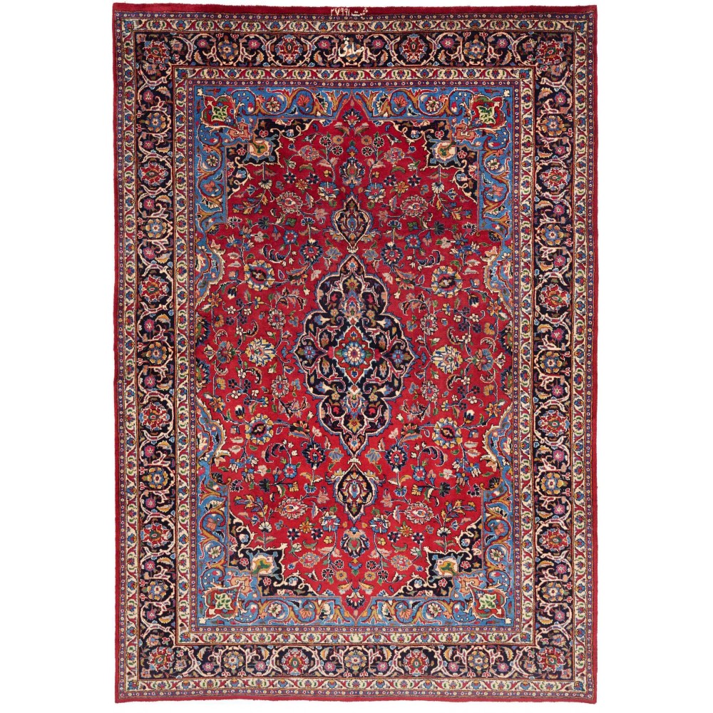 Tappeto Mashad Persia marrone giallo 202x292