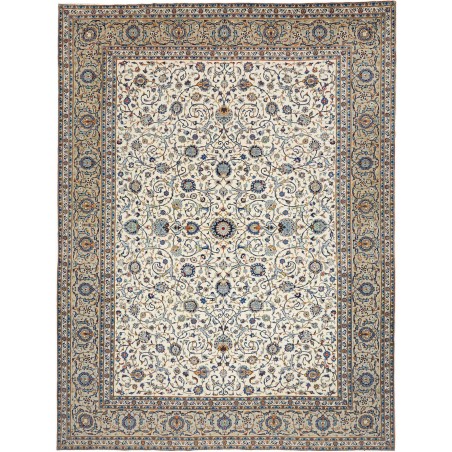 Tappeto Kashan Persia beige verde 315x415