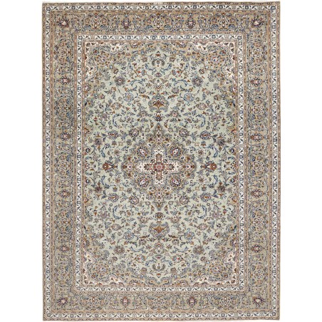 Tappeto Kashan Persia beige verde 305x410