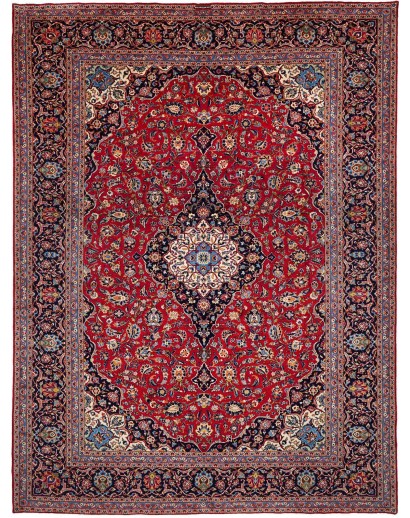 Tappeto Ardakan Persia marrone blu 310x415