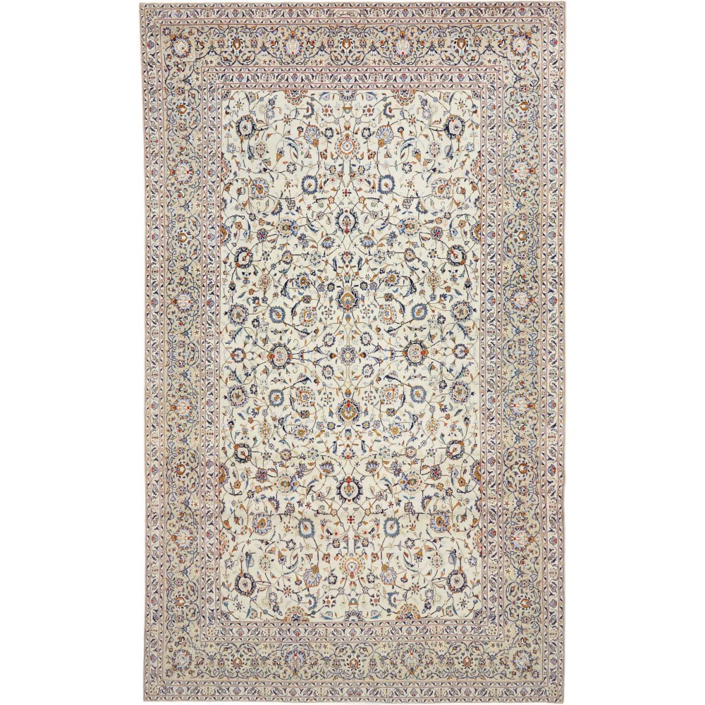 Tappeto Kashan Persia bianco 253x415