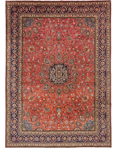 Tappeto Sarough Persia marrone grigio 272x380