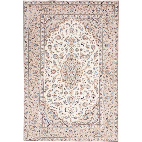 Tappeto Kashan Persia bianco 198x294