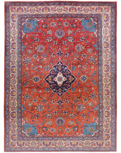 Tappeto Sarough Persia rosso grigio 250x340