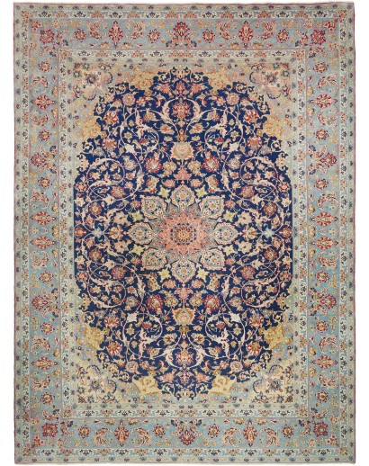 Tappeto Nadjafabad Persia azzurro marrone 310x423