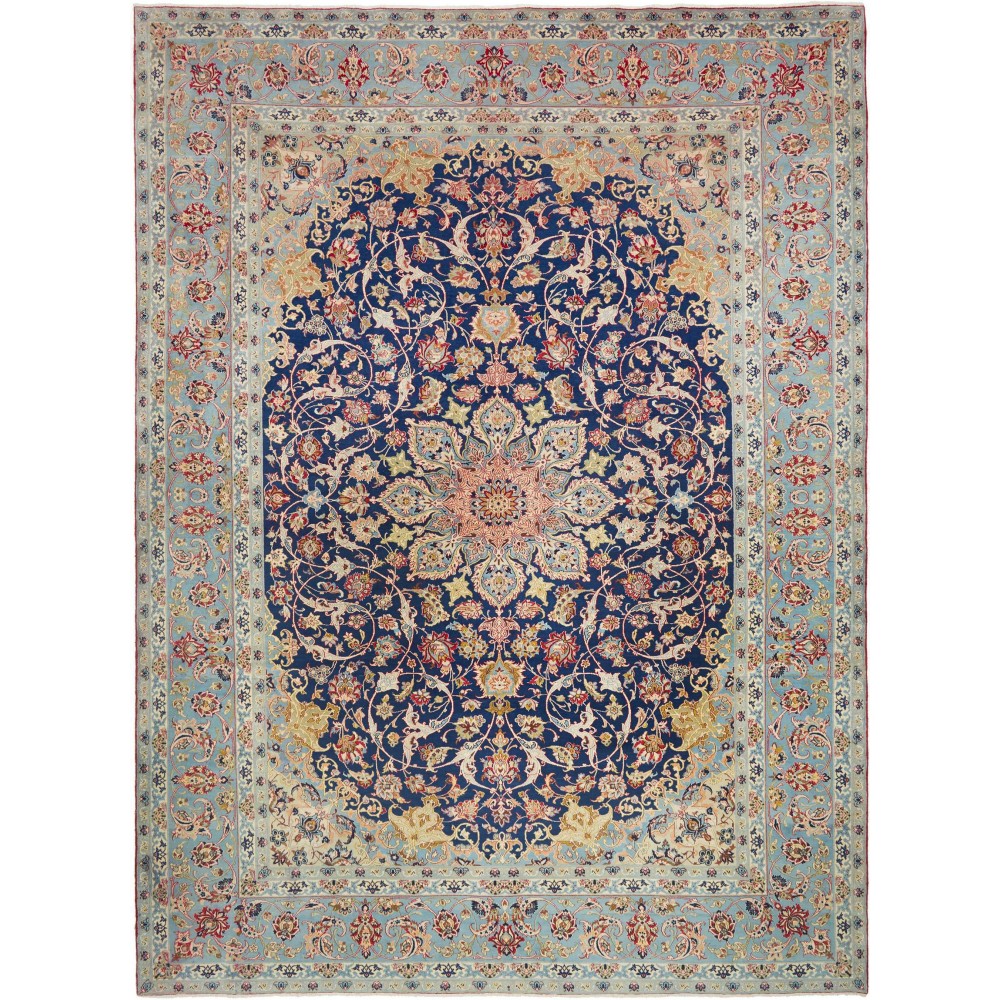 Tappeto Nadjafabad Persia azzurro marrone 310x423