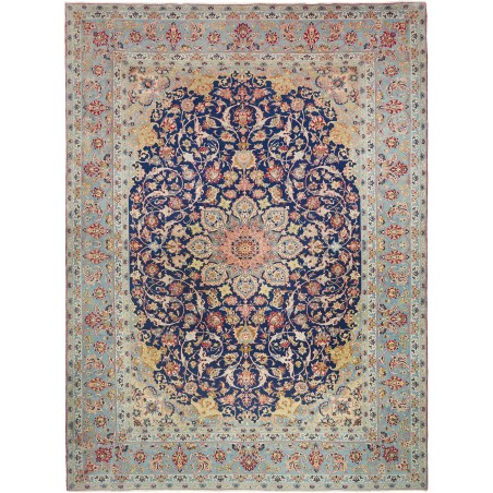 Tappeto Nadjafabad Persia azzurro marrone 310x423