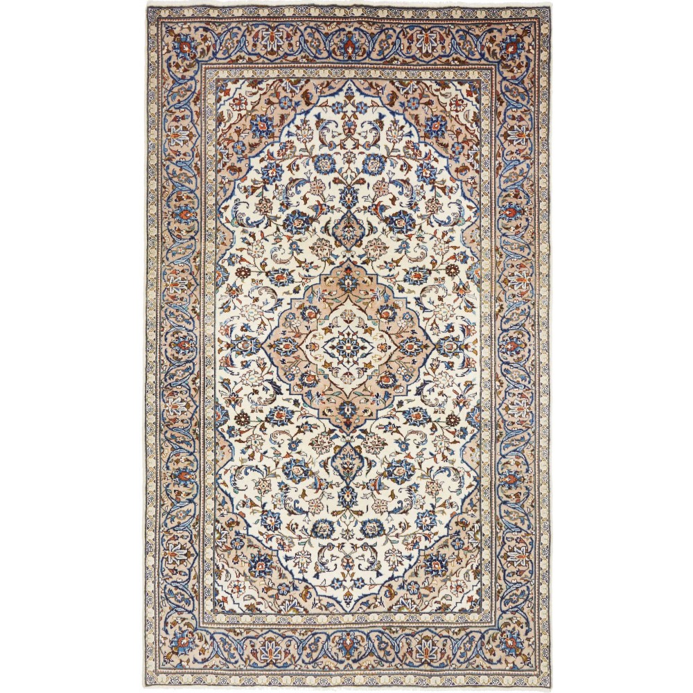 Tappeto Kashan Fine Persia beige grigio 150x250