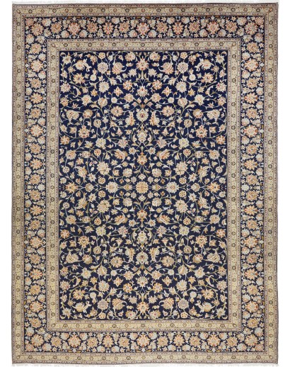 Tappeto Kashan Persia marrone beige 304x413