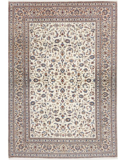 Tappeto Kashan Persia bianco verde 250x360