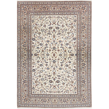 Tappeto Kashan Persia bianco verde 250x360